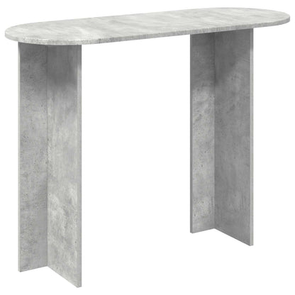 Console Table Concrete Grey 100 x 39.5 x 75 cm Engineered Wood