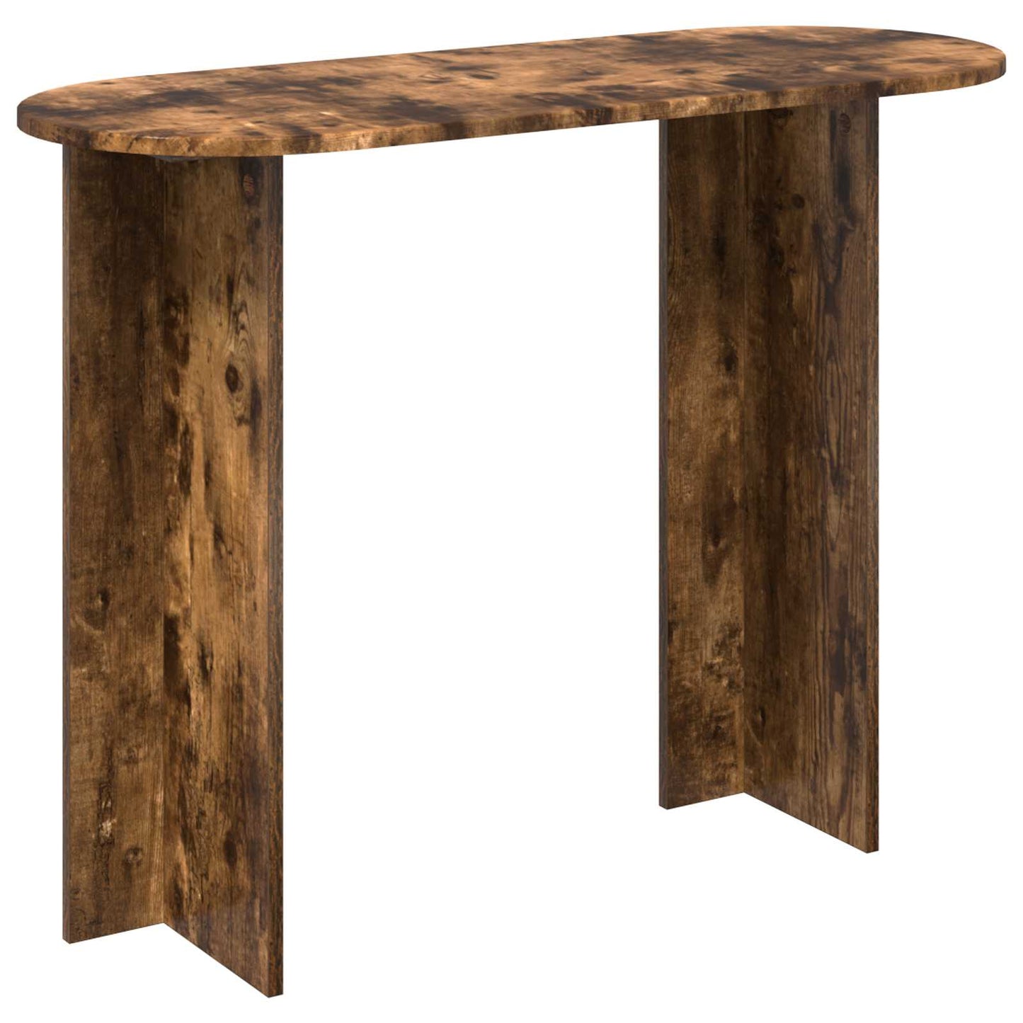 Console Table Smoked Oak 100 x 39.5 x 75 cm Engineered Wood