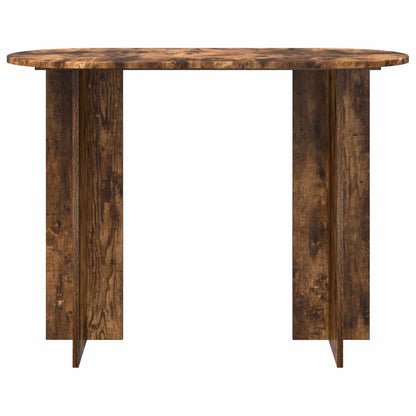 Console Table Smoked Oak 100 x 39.5 x 75 cm Engineered Wood