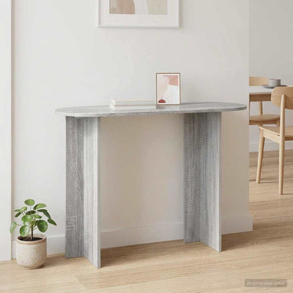 Console Table Grey Sonoma 100 x 39.5 x 75 cm Engineered Wood