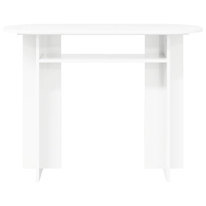 Console Table White 100 x 39.5 x 75 cm Engineered Wood