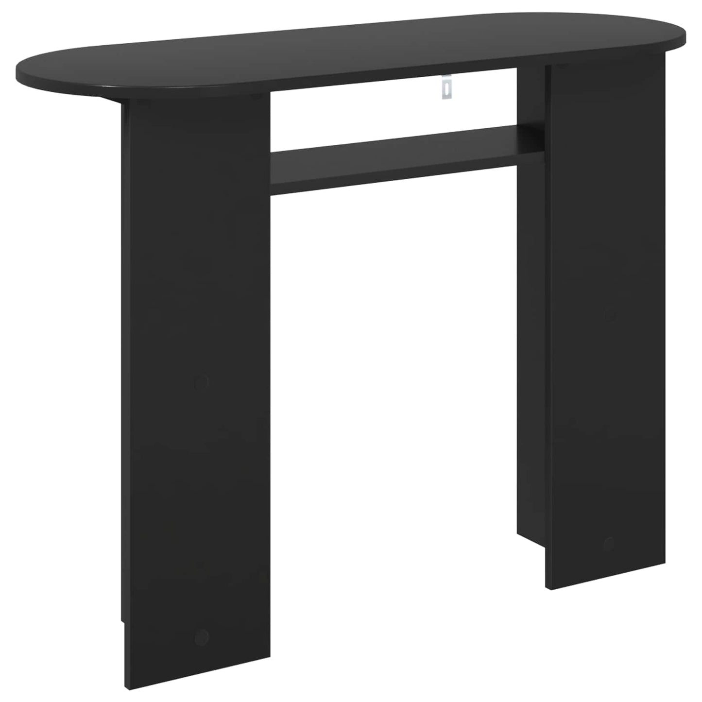 Console Table Black Oak 100 x 39.5 x 75 cm Engineered Wood