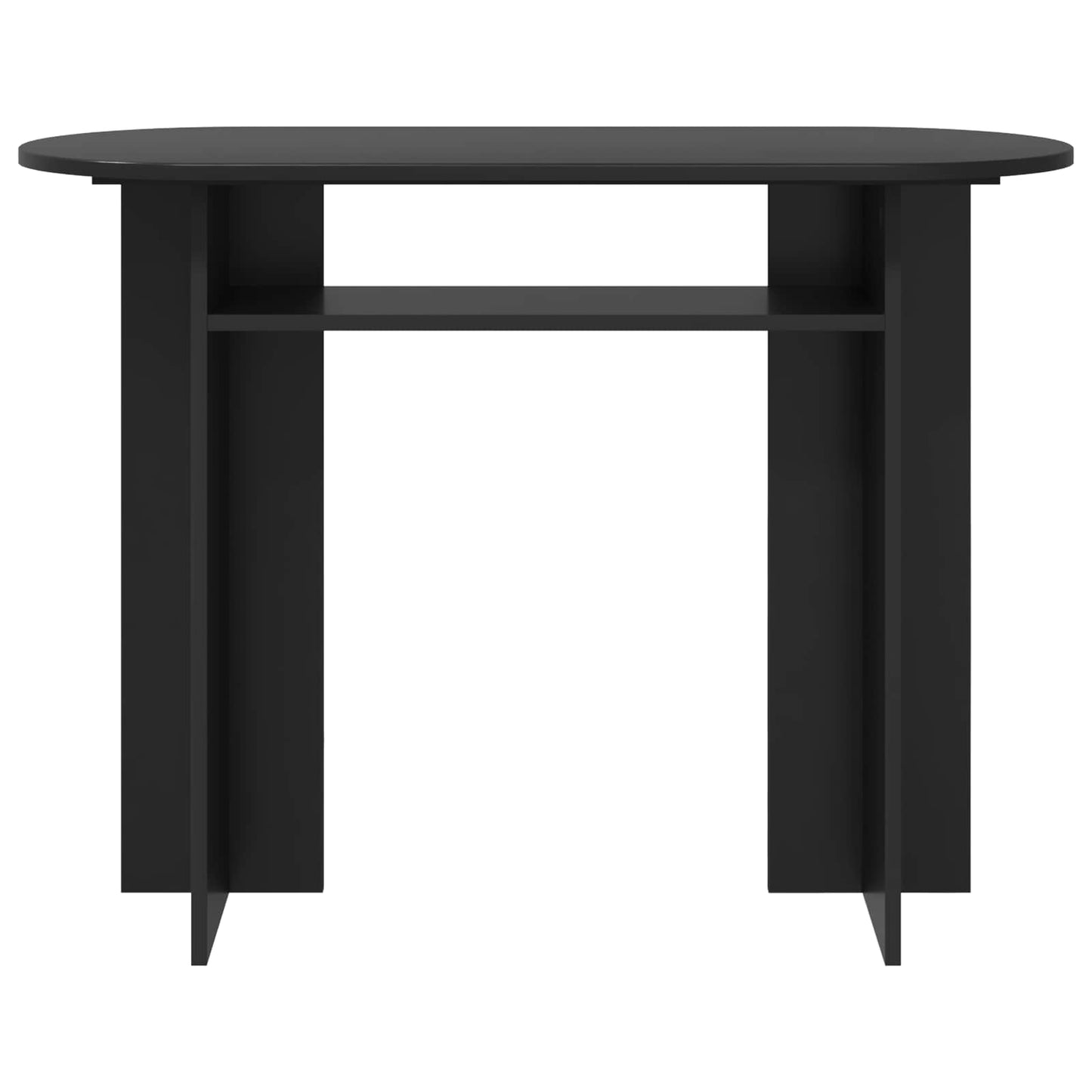 Console Table Black Oak 100 x 39.5 x 75 cm Engineered Wood