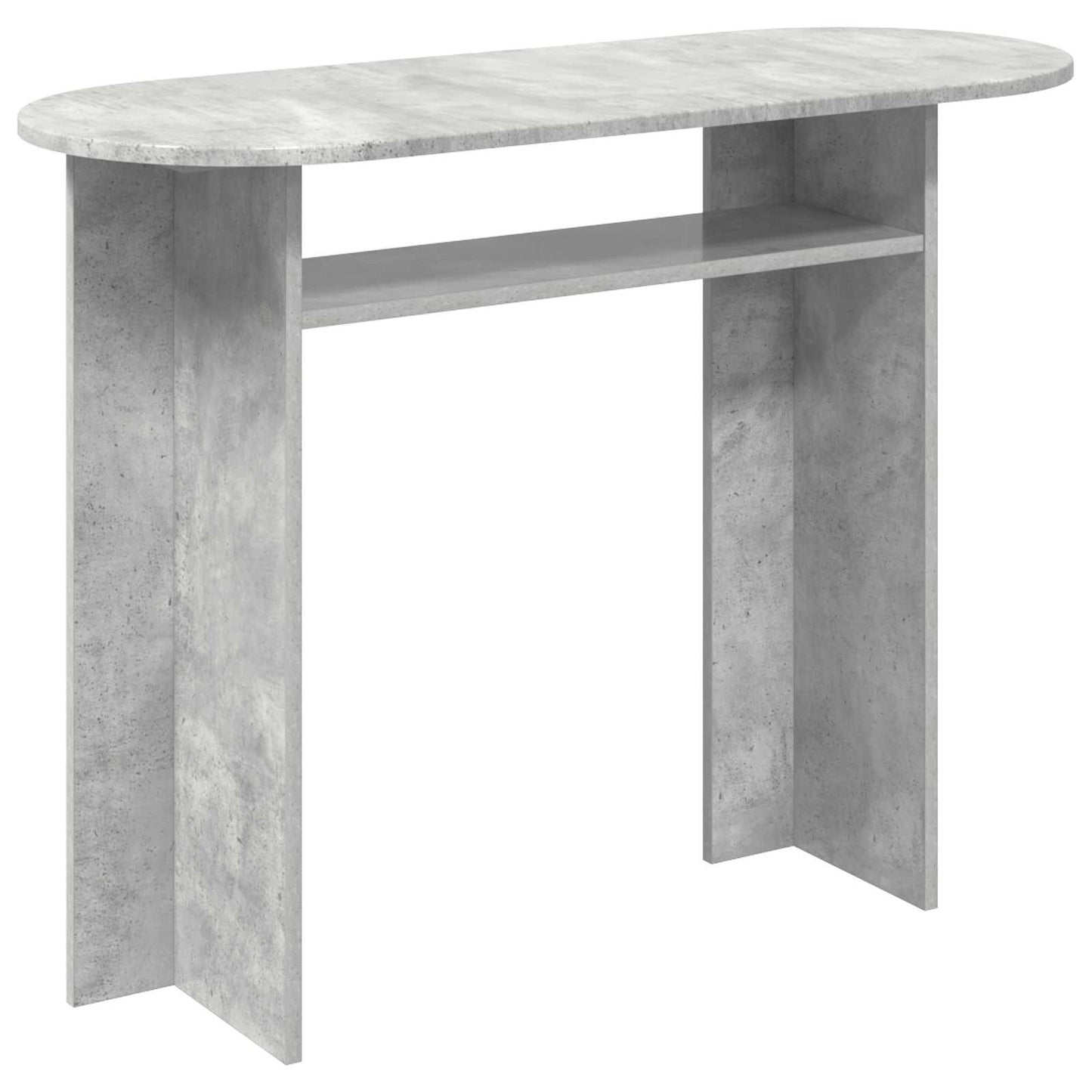 Console Table Concrete Grey 100 x 39.5 x 75 cm Engineered Wood