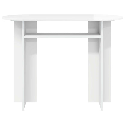 Console Table with Storage High Gloss White 100 x 39.5 x 75 cm