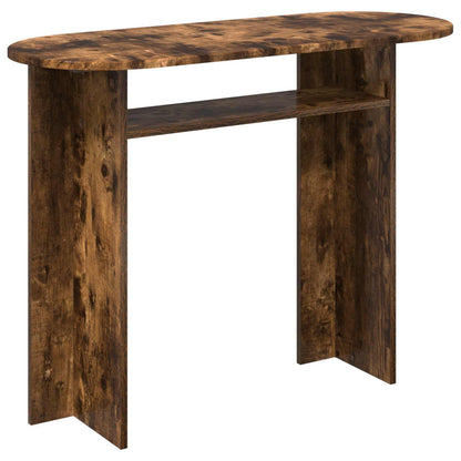 Console Table Smoked Oak 100 x 39.5 x 75 cm Engineered Wood