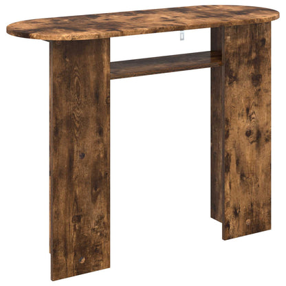 Console Table Smoked Oak 100 x 39.5 x 75 cm Engineered Wood