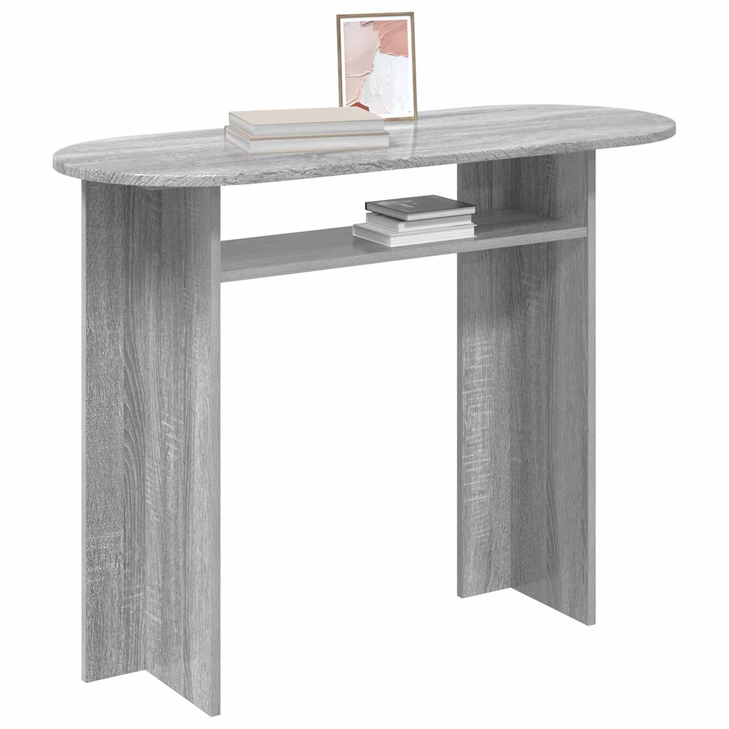 Console Table Grey Sonoma 100 x 39.5 x 75 cm Engineered Wood
