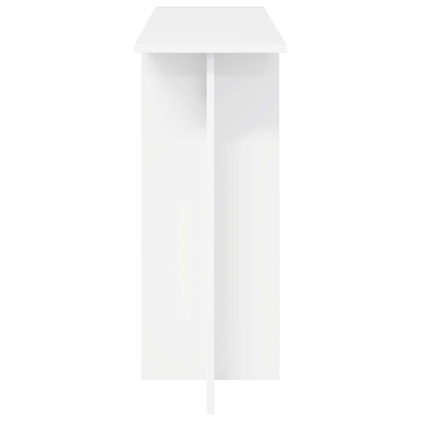 Console Table White 100 x 30 x 75 cm Engineered Wood