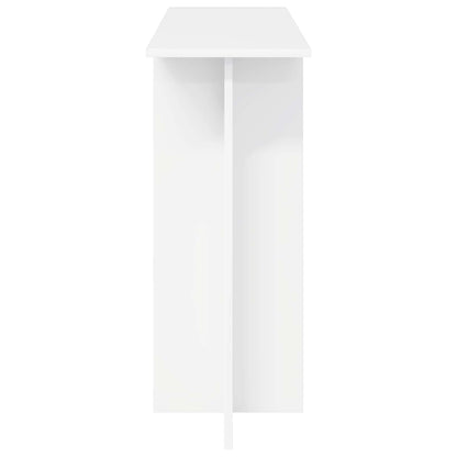 Console Table White 100 x 30 x 75 cm Engineered Wood