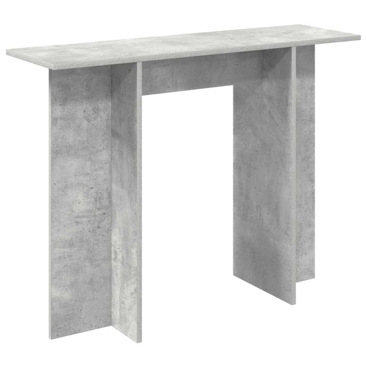 Console Table Concrete Grey 100 x 30 x 75 cm Engineered Wood