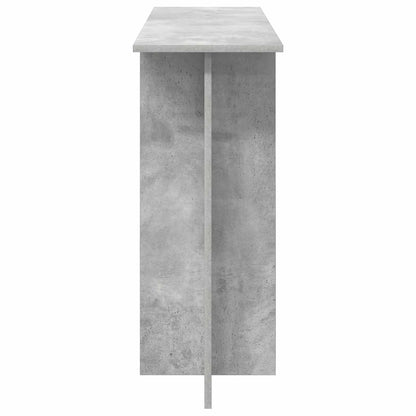 Console Table Concrete Grey 100 x 30 x 75 cm Engineered Wood
