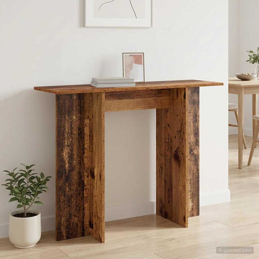 Console Table Old Wood 100 x 30 x 75 cm Engineered Wood