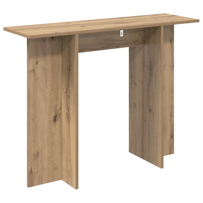 Console Table Artisan Oak 100 x 30 x 75 cm Engineered Wood