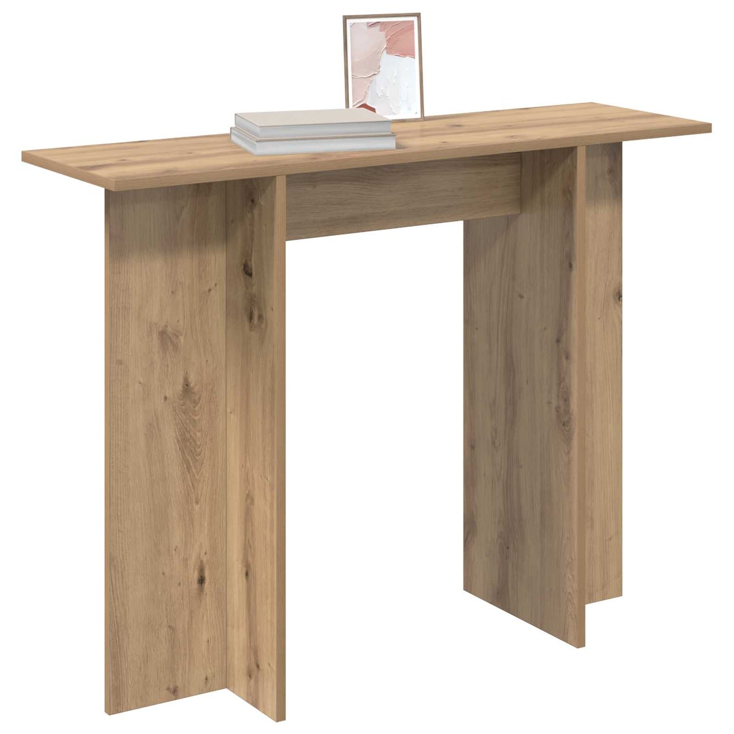 Console Table Artisan Oak 100 x 30 x 75 cm Engineered Wood