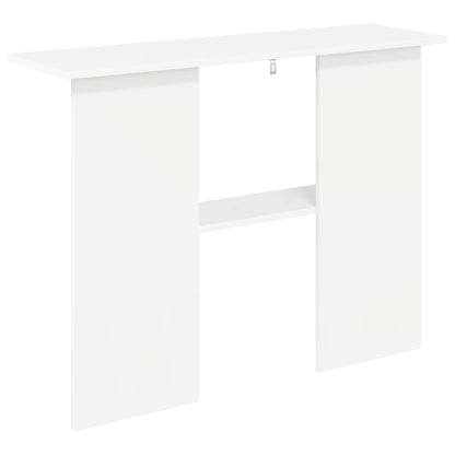 Console Table White 100 x 30 x 75 cm Engineered Wood