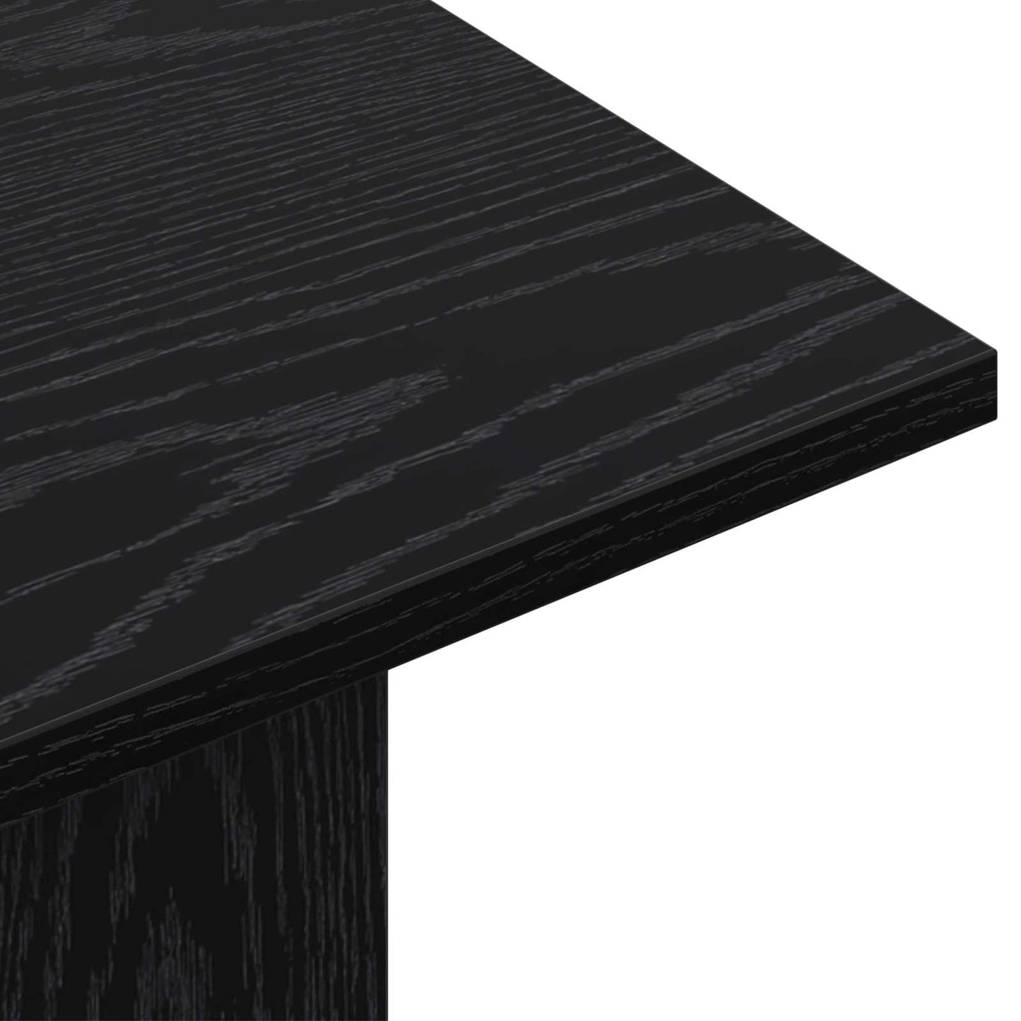 Console Table Black Oak 100 x 30 x 75 cm Engineered Wood