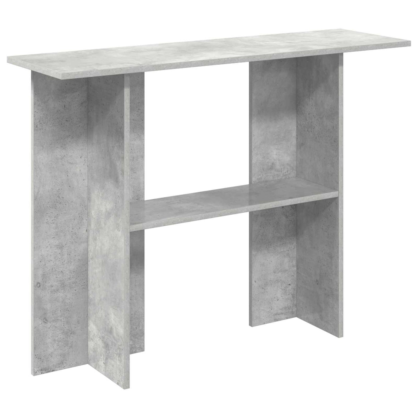 Console Table Concrete Grey 100 x 30 x 75 cm Engineered Wood