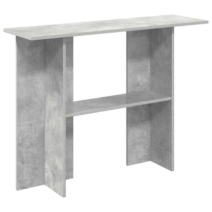 Console Table Concrete Grey 100 x 30 x 75 cm Engineered Wood