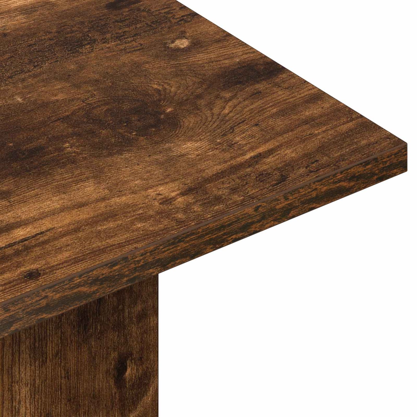 Console Table Smoked Oak 100 x 30 x 75 cm Engineered Wood