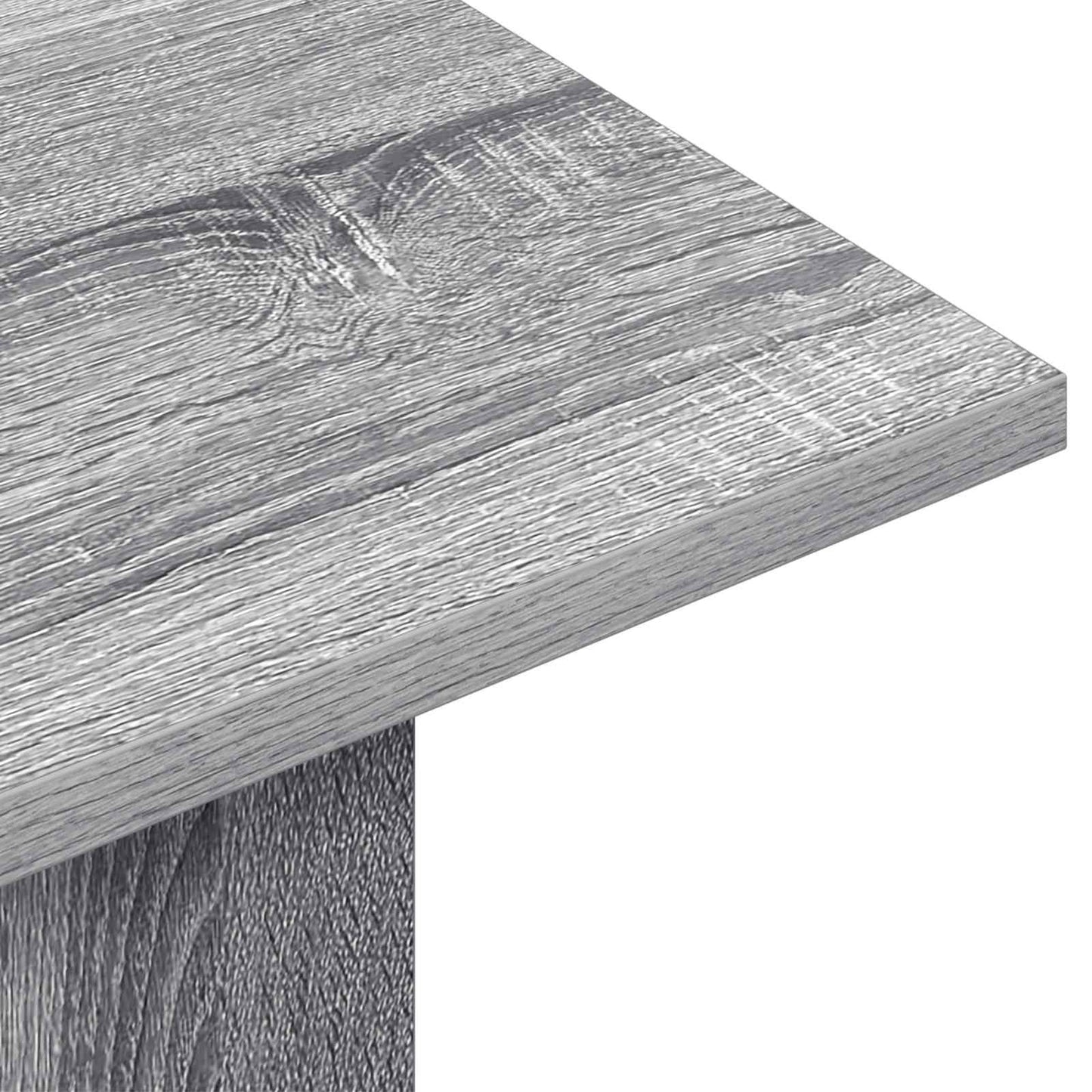 Console Table Grey Sonoma 100 x 30 x 75 cm Engineered Wood