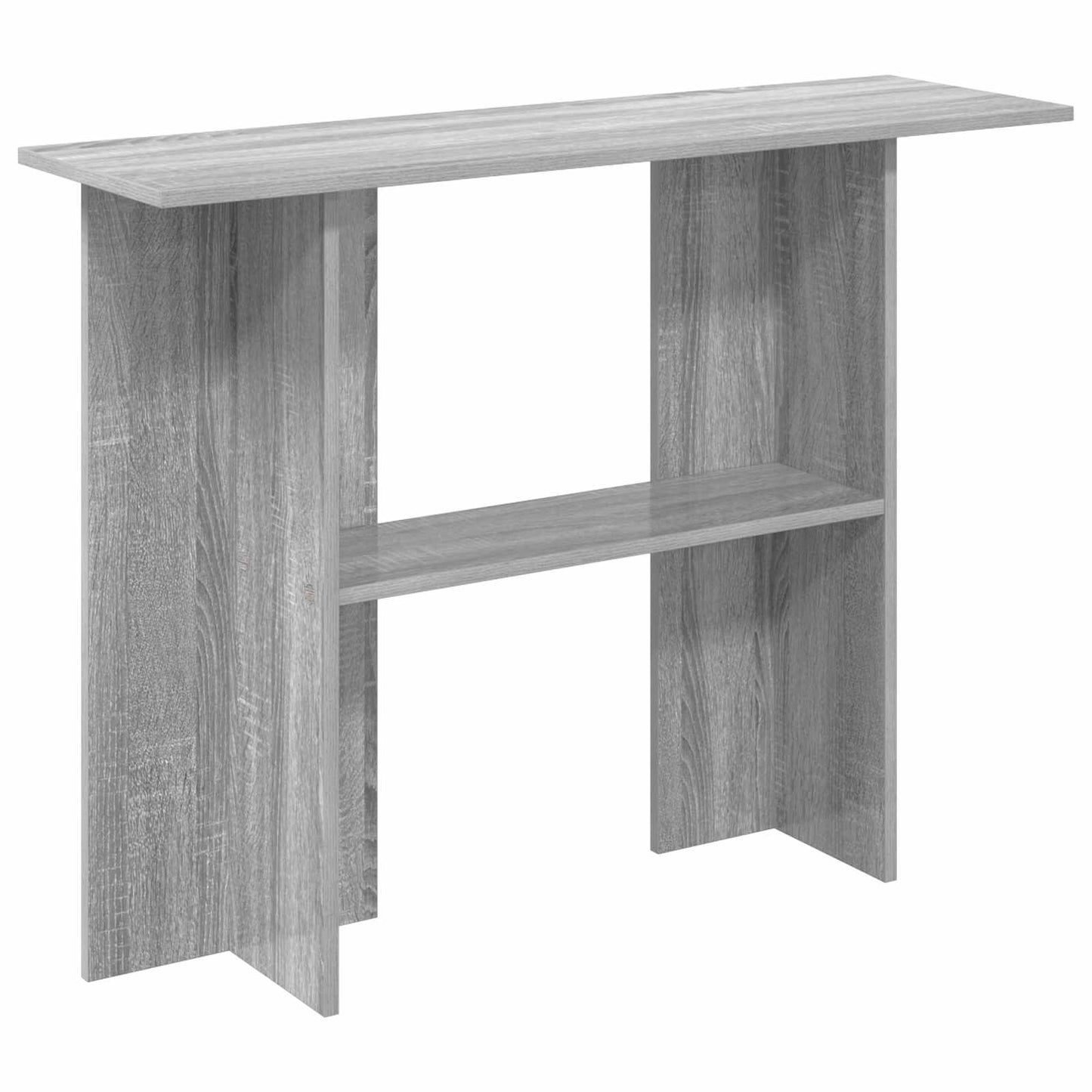 Console Table Grey Sonoma 100 x 30 x 75 cm Engineered Wood