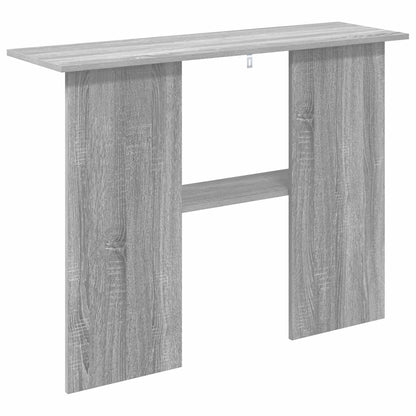 Console Table Grey Sonoma 100 x 30 x 75 cm Engineered Wood