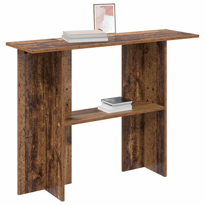 Console Table Old Wood 100 x 30 x 75 cm Engineered Wood
