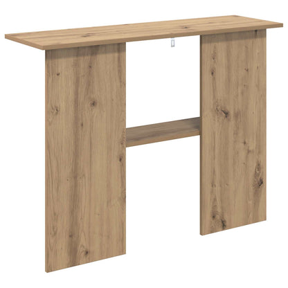 Console Table Artisan Oak 100 x 30 x 75 cm Engineered Wood