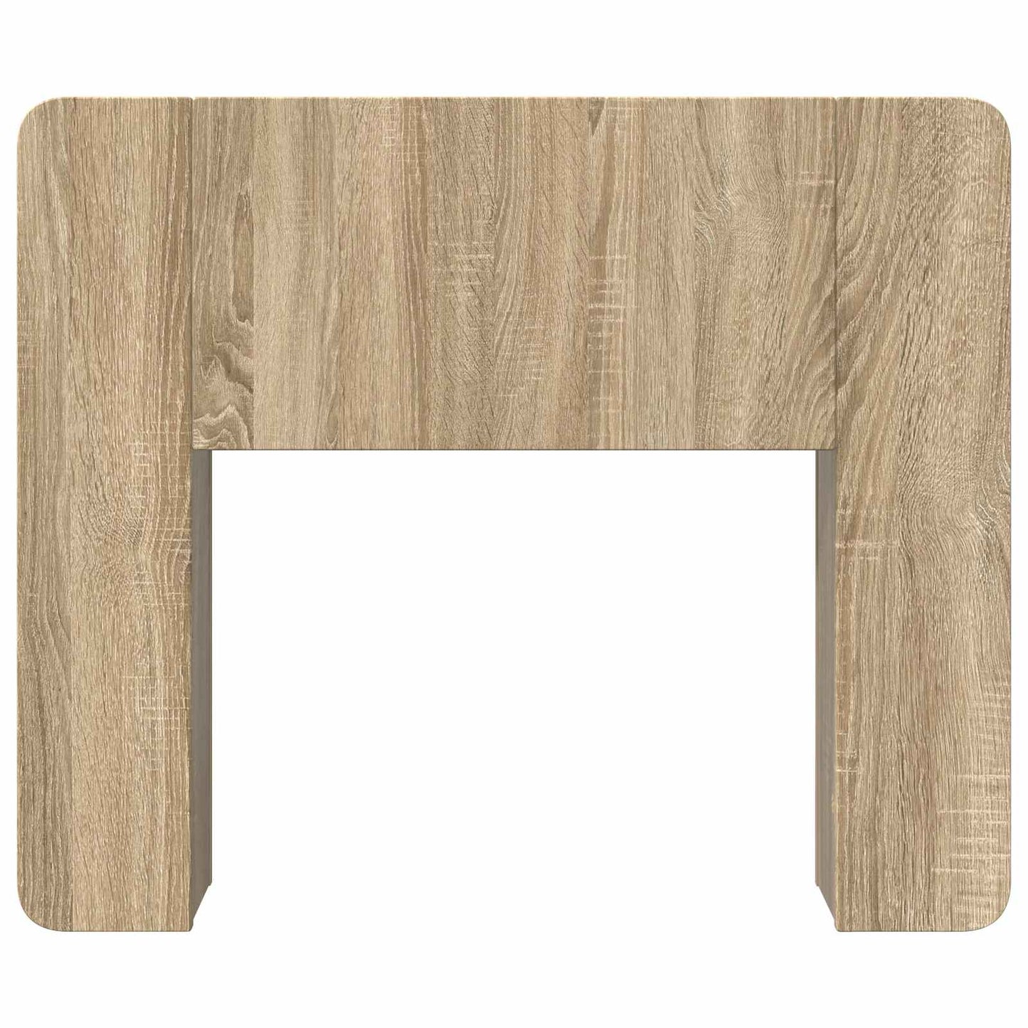Headboard Cabinet with Storage Sonoma Oak Engineered Wood