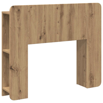 Headboard Cabinet Artisan Oak 80 cm Engineered Wood