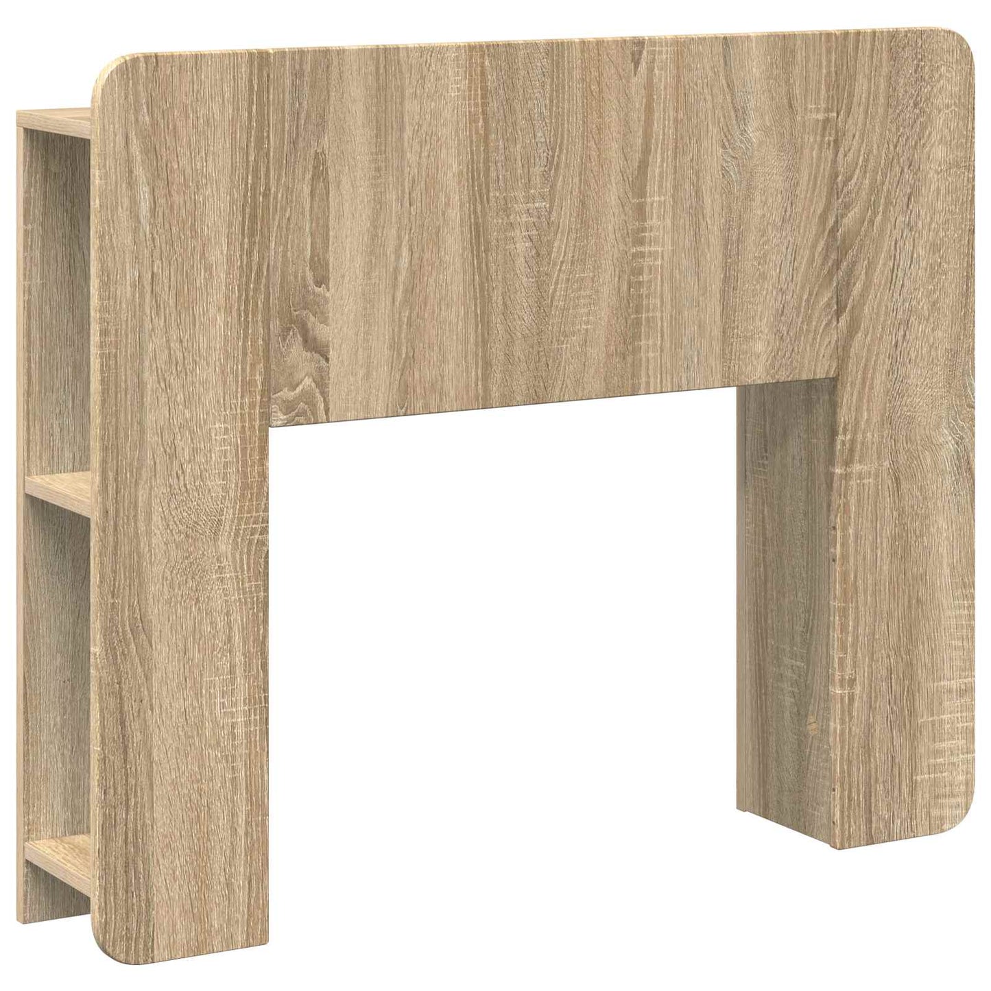 Headboard Cabinet with Storage Sonoma Oak Engineered Wood