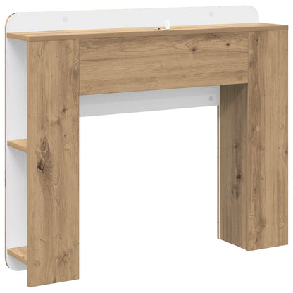 Headboard Cabinet with Storage Artisan Oak 119.5 x 18.5 x 80 cm