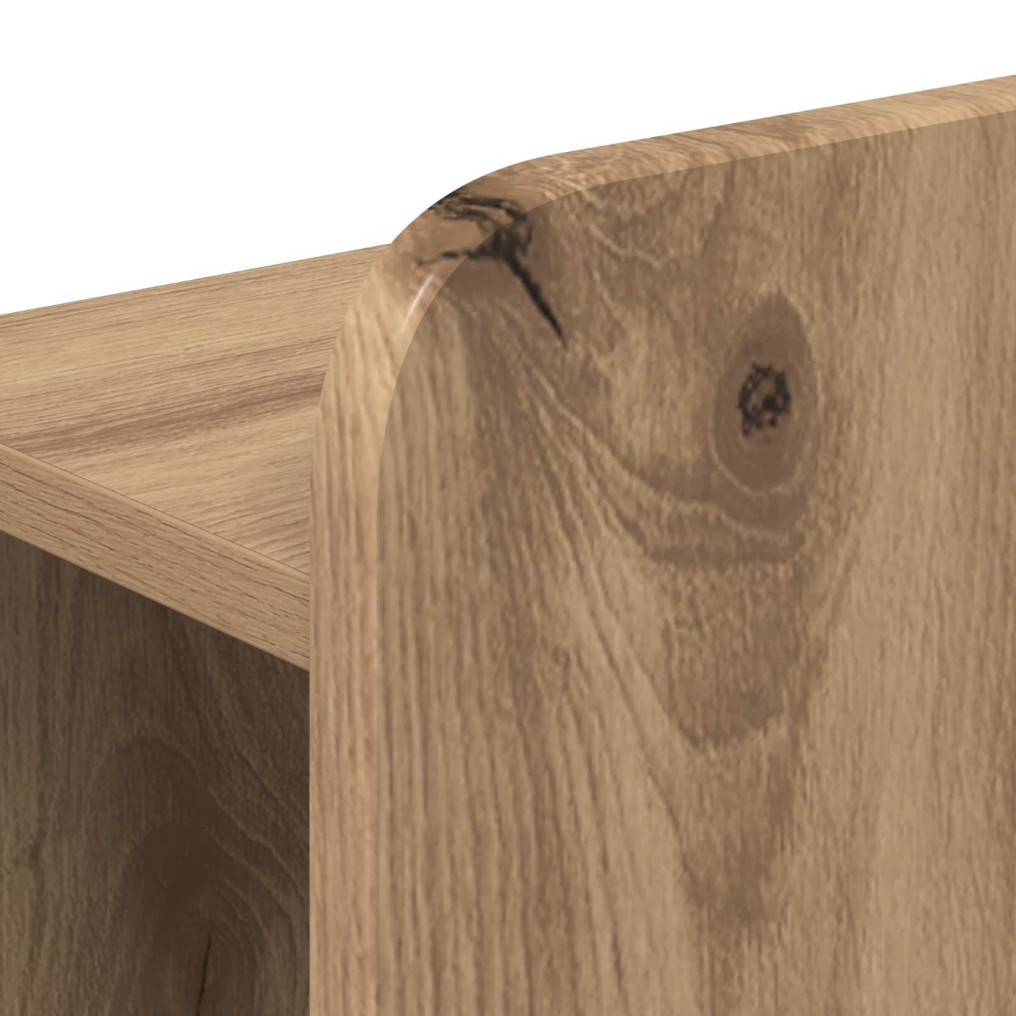 Headboard Cabinet Artisan Oak Engineered Wood