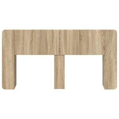 Headboard Cabinet with Storage Sonoma Oak Engineered Wood