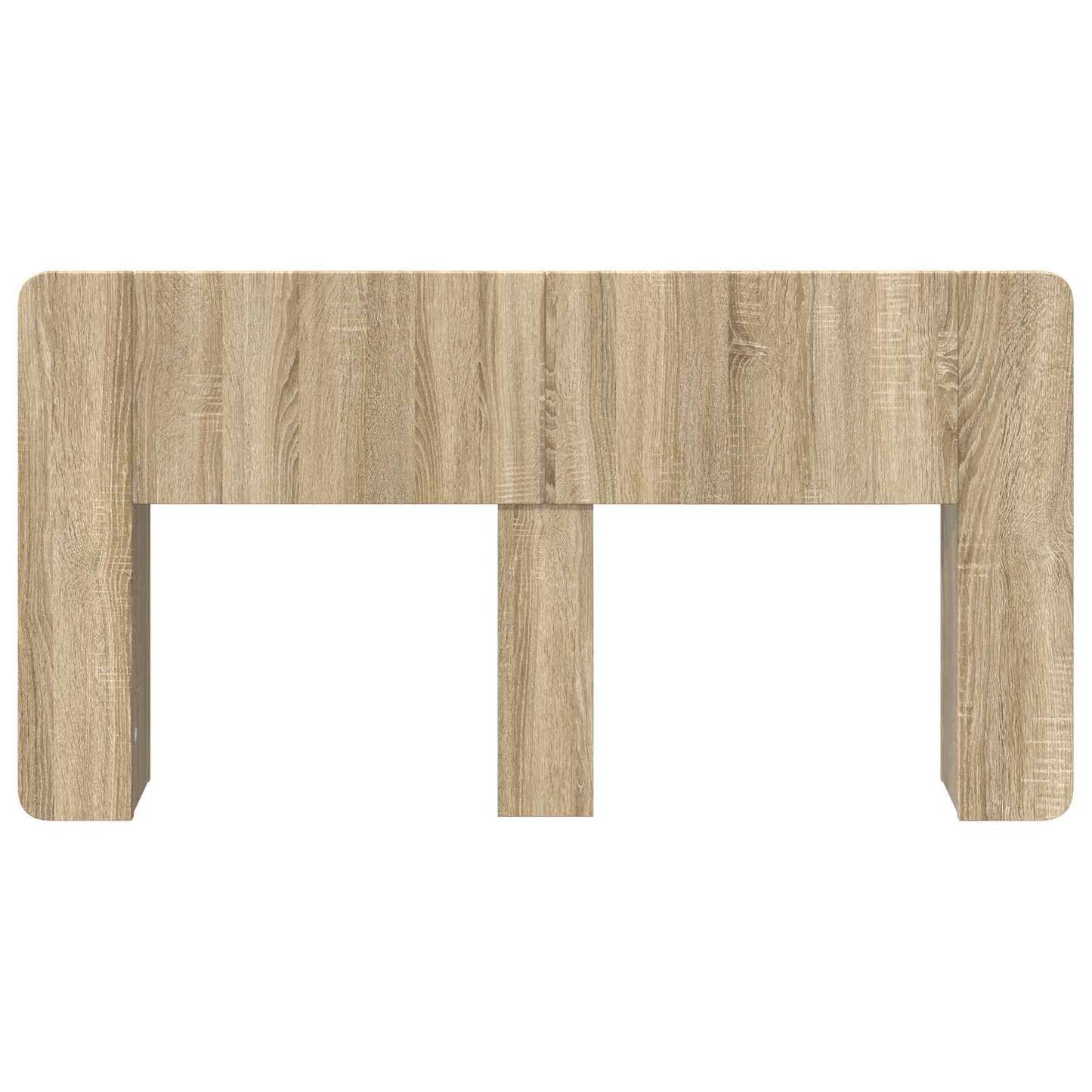 Headboard Cabinet with Storage Sonoma Oak Engineered Wood