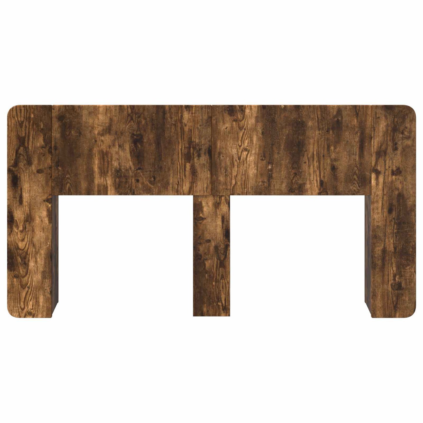 Headboard Cabinet with Storage Smoked Oak Engineered Wood