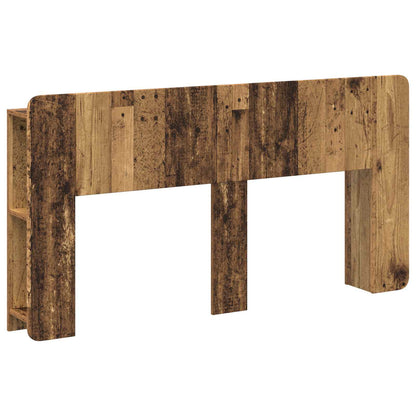 Headboard Cabinet with Storage Old Wood Engineered Wood