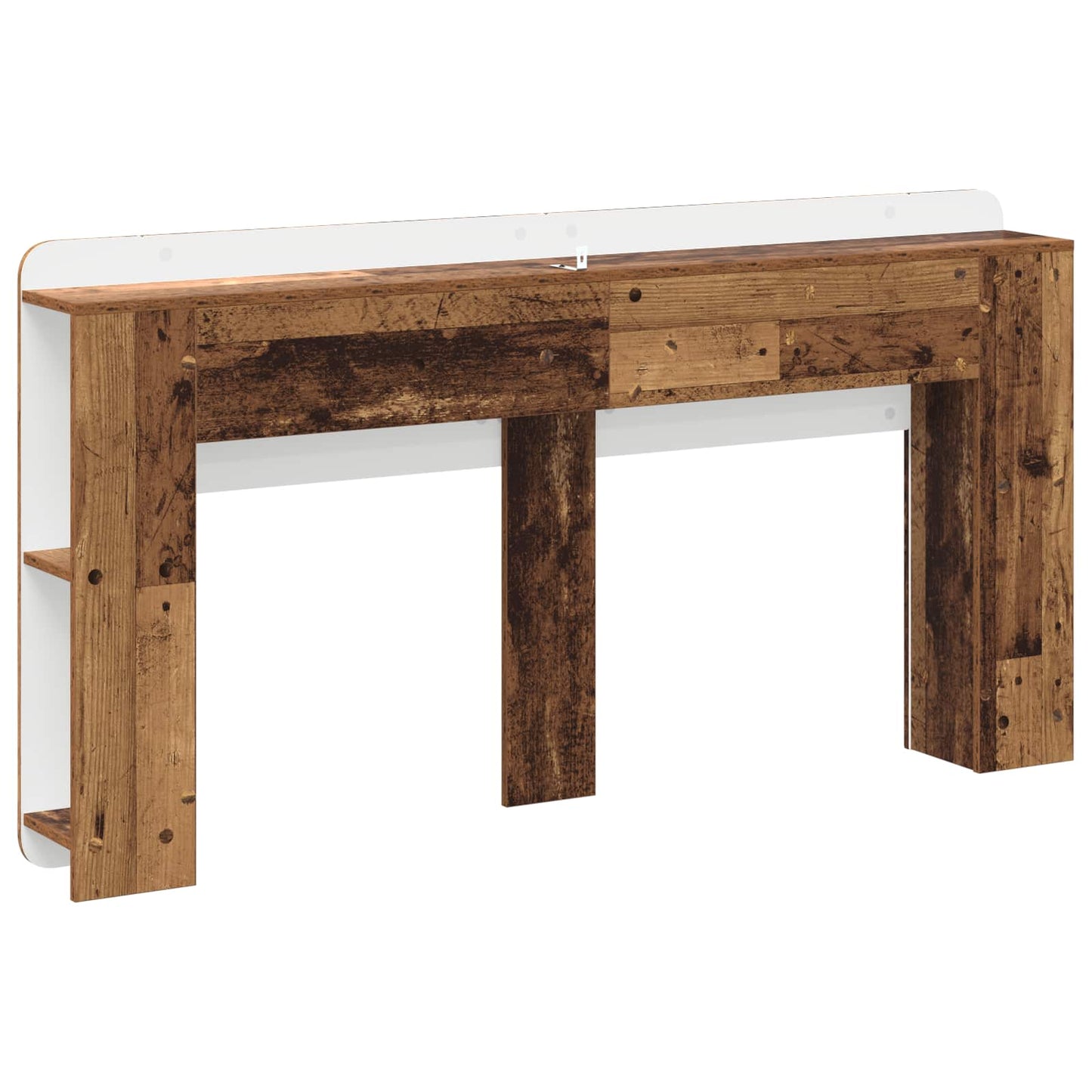 Headboard Cabinet with Storage Old Wood Engineered Wood