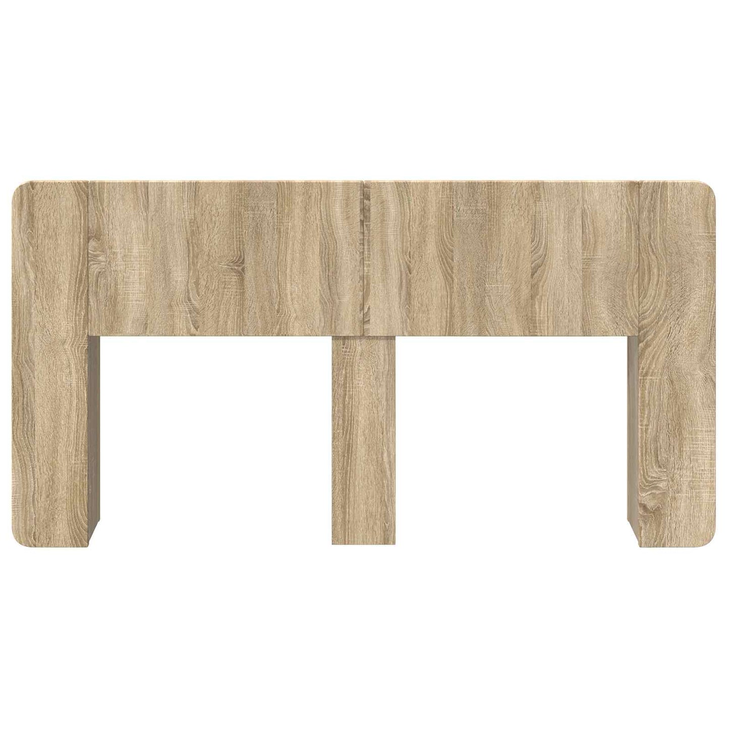 Headboard Cabinet with Storage Sonoma Oak Engineered Wood