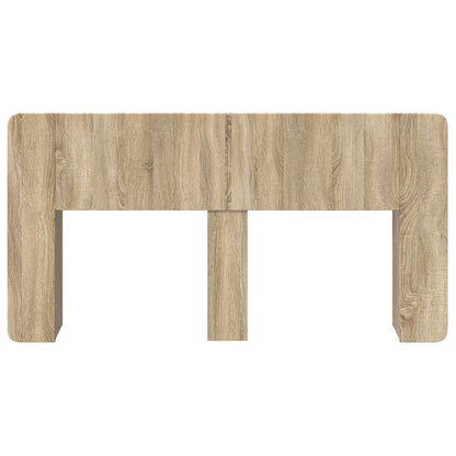 Headboard Cabinet with Storage Sonoma Oak Engineered Wood