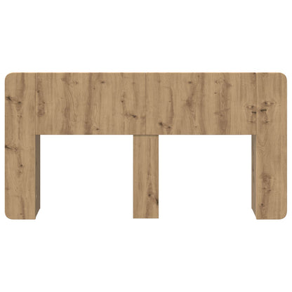 Headboard Cabinet Artisan Oak 160 cm Engineered Wood