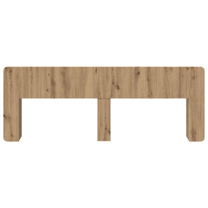 Headboard Cabinet Artisan Oak 180 cm Engineered Wood