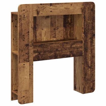 Headboard Cabinet with Storage Old Wood Engineered Wood
