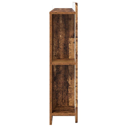 Headboard Cabinet with Storage Old Wood Engineered Wood
