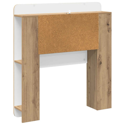 Headboard Cabinet Artisan Oak 80 cm Engineered Wood