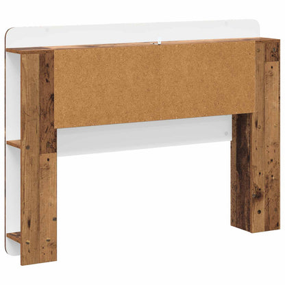 Headboard Cabinet with Storage Old Wood Engineered Wood