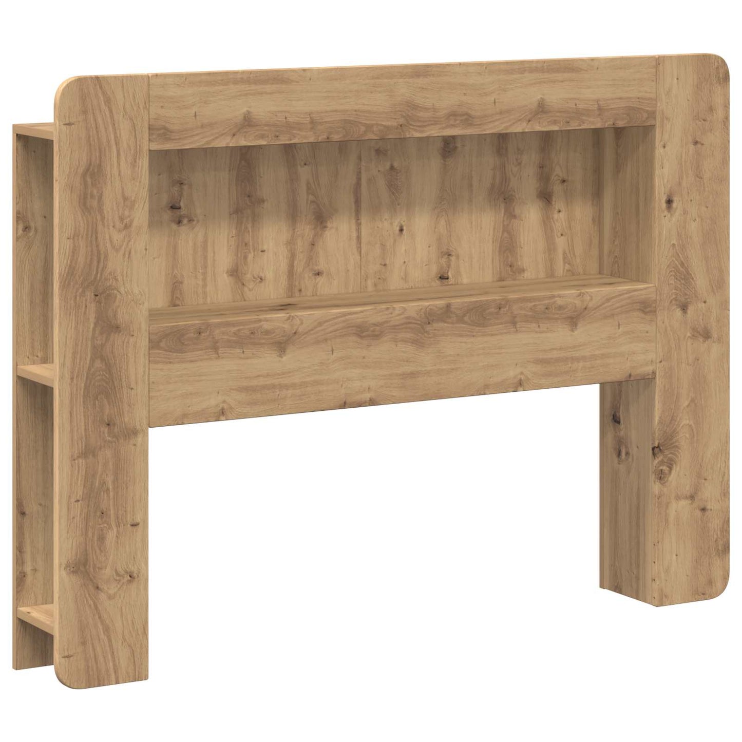 Headboard Cabinet Artisan Oak 120 cm Engineered Wood