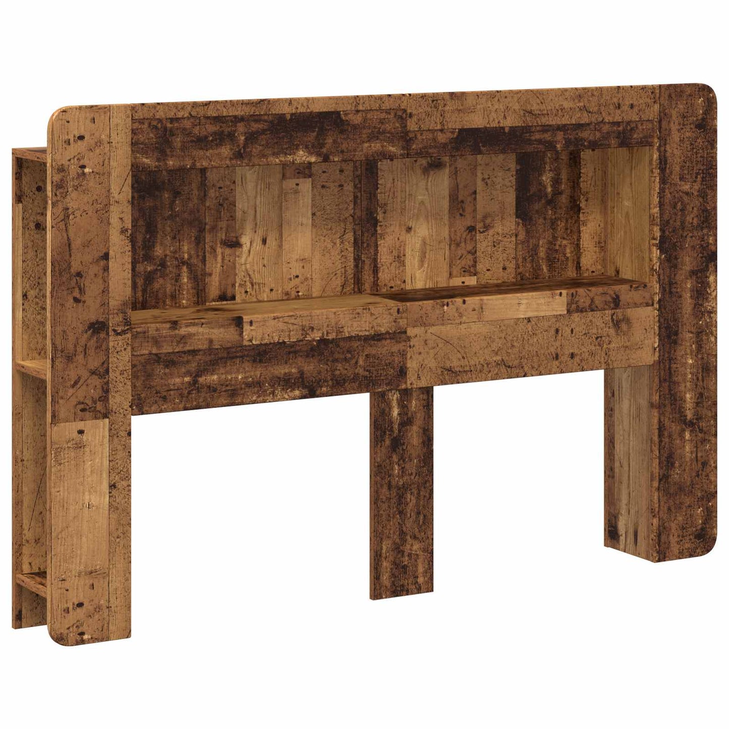 Headboard Cabinet with Storage Old Wood Engineered Wood