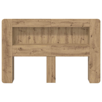 Headboard Cabinet with Storage Artisan Oak Engineered Wood